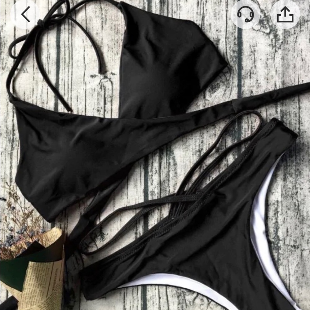 Black Cheeky Bikini